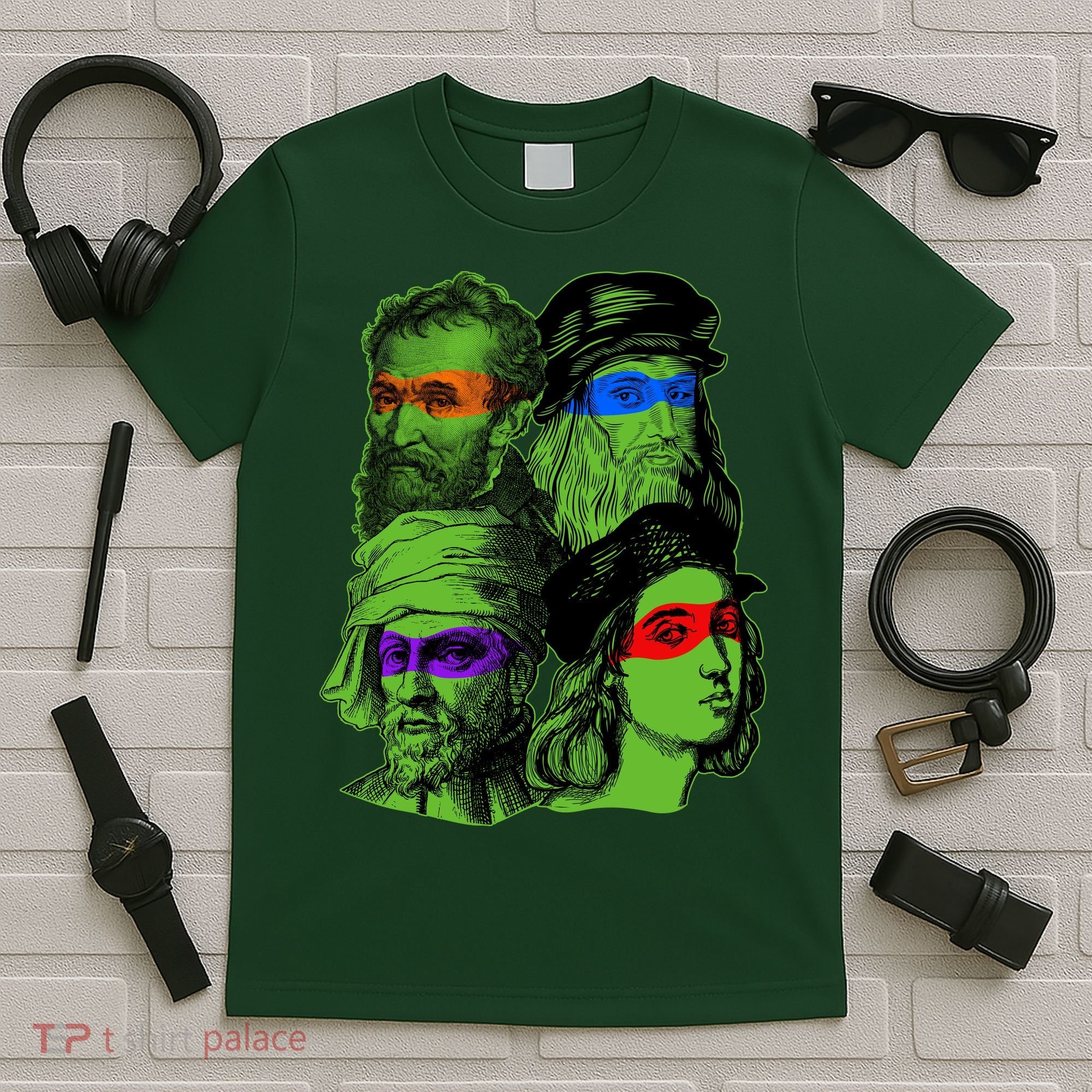 Funny Renaissance Ninja Painters T-Shirt