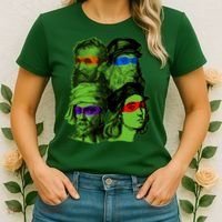 Funny Renaissance Ninja Painters Women's T-Shirt thumb 2