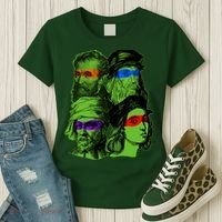 Funny Renaissance Ninja Painters Women's T-Shirt thumb 3