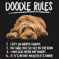 Funny Rules Napping Goldendoodle Doodle Dog Lover Long Sleeve Shirt thumb 2