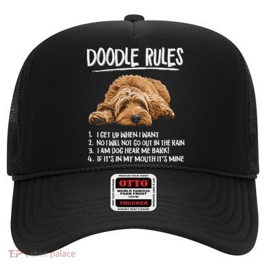 Funny Rules Napping Goldendoodle Doodle Dog Lover Hat
