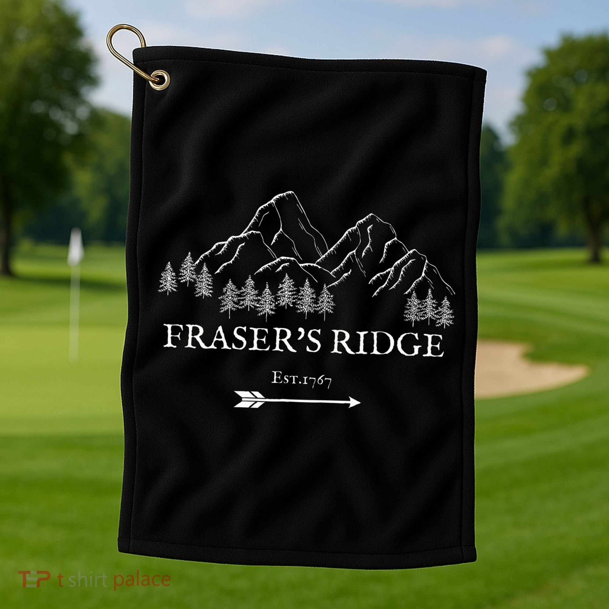 FraserS Ridge North Carolina 1767 Sassenach Golf Towel