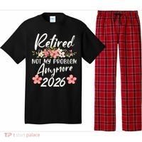 Floral Retired Not My Problem Anymore 2026 Pajama Set thumb 0