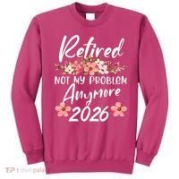 Floral Retired Not My Problem Anymore 2026 Sweatshirt thumb 0