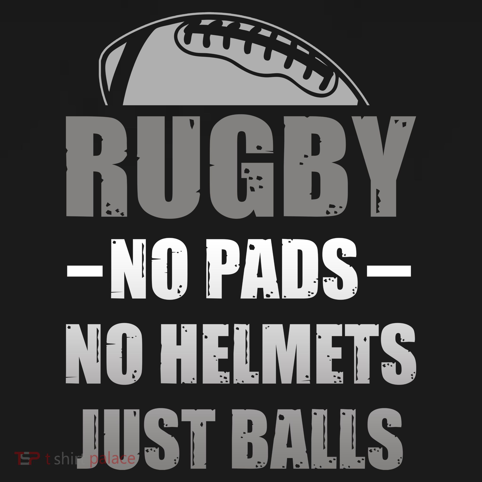 Funny Rugby No Pads No Helmets Just Balls Fan Gift Women's Hoodie