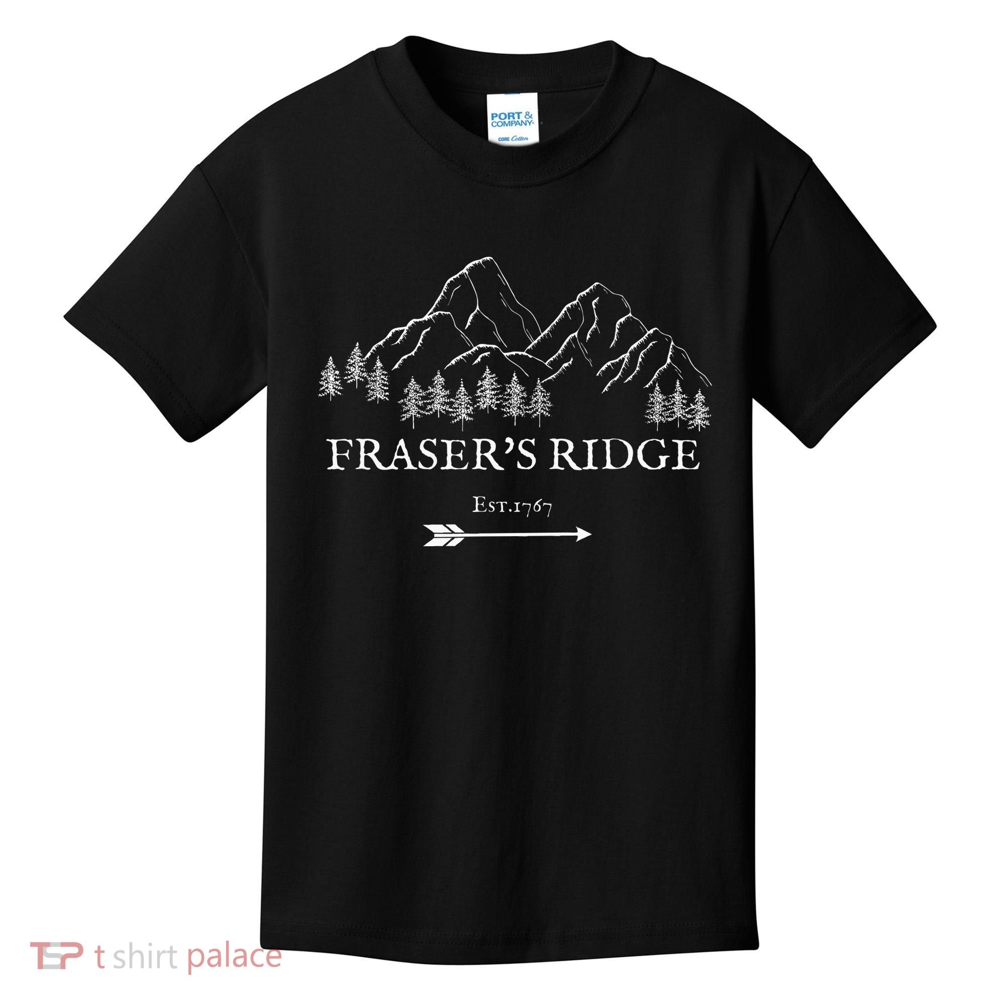 Frasers Ridge North Carolina 1767 Sassenach Kids T-Shirt