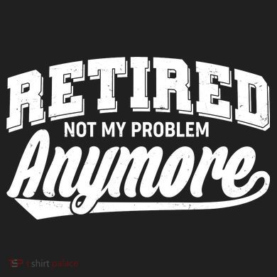 Funny Retired Not My Problem Anymore Ladies Heavyweight Boxy Pullover Hoodie