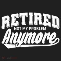 Funny Retired Not My Problem Anymore Ladies Heavyweight Boxy Pullover Hoodie thumb 2