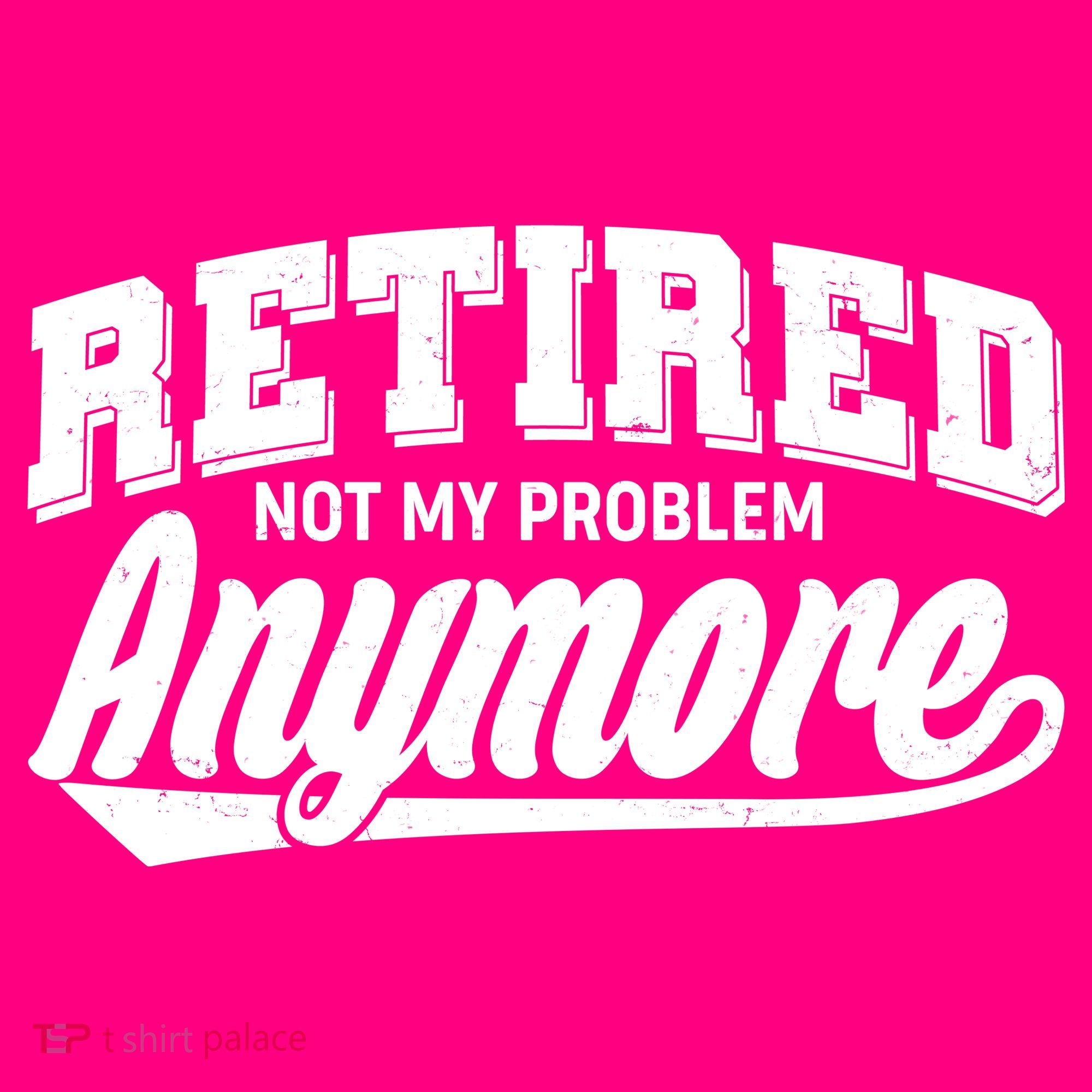 Funny Retired Not My Problem Anymore USA-Made Doggie Bandana