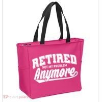 Funny Retired Not My Problem Anymore Tote Bag thumb 2