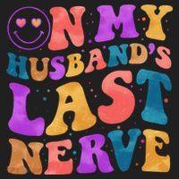 Funny Retro On My Husband's Last Nerve Beanie thumb 2