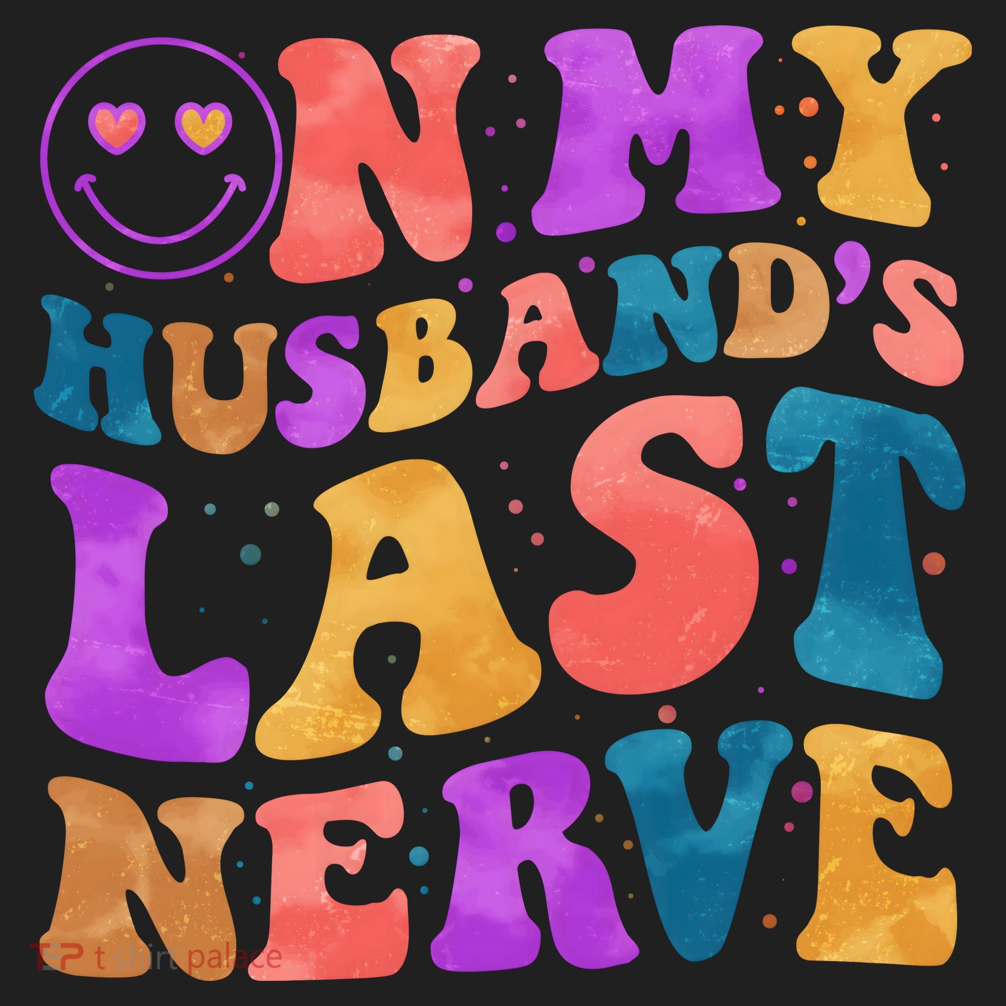 Funny Retro On My Husband's Last Nerve Beanie