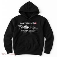 Formula Racing Open Wheel Car Las Vegas Circuit Usa Flag Hoodie thumb 0