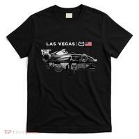 Formula Racing Open Wheel Car Las Vegas Circuit Usa Flag T-Shirt thumb 0