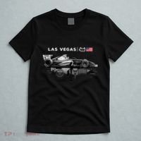 Formula Racing Open Wheel Car Las Vegas Circuit Usa Flag T-Shirt thumb 5