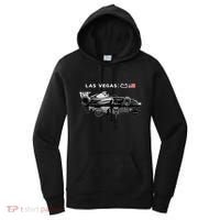 Formula Racing Open Wheel Car Las Vegas Circuit Usa Flag Women's Hoodie thumb 0