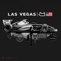 Formula Racing Open Wheel Car Las Vegas Circuit Usa Flag Baby Bodysuit thumb 2