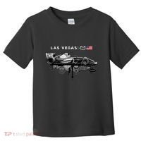 Formula Racing Open Wheel Car Las Vegas Circuit Usa Flag Toddler T-Shirt thumb 0