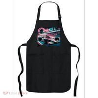 Formula Racing Open Wheel Car Retro Miami Circuit Usa Flag Apron thumb 0
