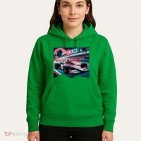 Formula Racing Open Wheel Car Retro Miami Circuit Usa Flag Hoodie thumb 5