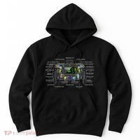 Formula Racing Open Wheel Car Fan Steering Wheel Explained Hoodie thumb 0