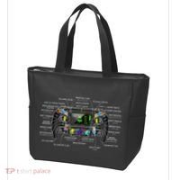 Formula Racing Open Wheel Car Fan Steering Wheel Explained Tote Bag thumb 3