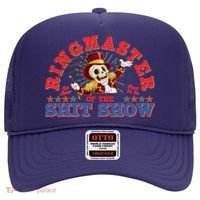 Funny Ringmaster Of The Shit Show The Show Must Go On Hat thumb 0