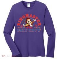 Funny Ringmaster Of The Shit Show The Show Must Go On Women's Long Sleeve Shirt thumb 0