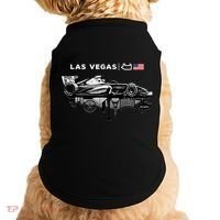 Formula Racing Open Wheel Car Las Vegas Circuit Usa Flag Gift Doggie Tank thumb 0