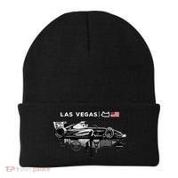 Formula Racing Open Wheel Car Las Vegas Circuit Usa Flag Gift Beanie thumb 0