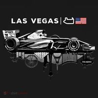 Formula Racing Open Wheel Car Las Vegas Circuit Usa Flag Gift Women's Hoodie thumb 2