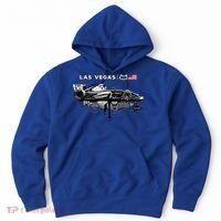 Formula Racing Open Wheel Car Las Vegas Circuit Usa Flag Gift Hoodie thumb 0