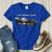 Formula Racing Open Wheel Car Las Vegas Circuit Usa Flag Gift Women's T-Shirt thumb 3