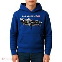 Formula Racing Open Wheel Car Las Vegas Circuit Usa Flag Gift Kids Hoodie thumb 4
