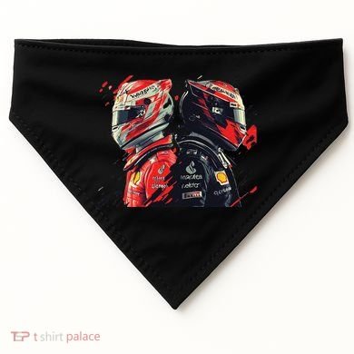 Formula Racing Open Wheel Race Car Drivers USA-Made Doggie Bandana