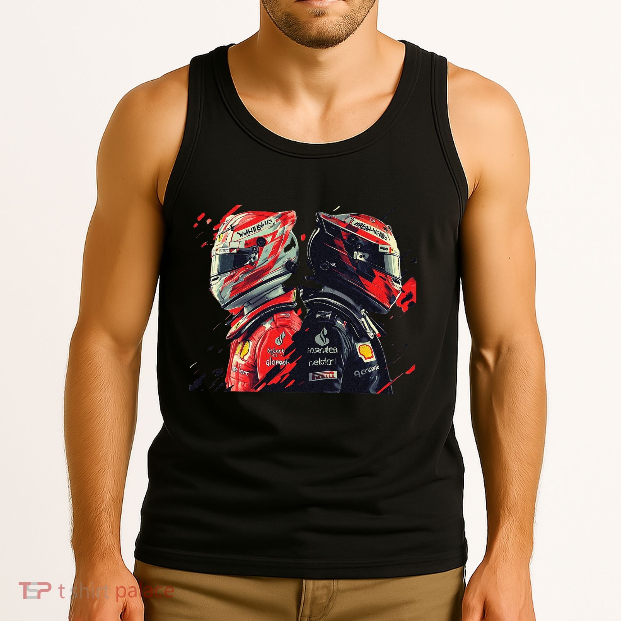 Formula Racing Open Wheel Race Car Drivers Tank Top