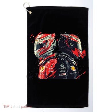 Formula Racing Open Wheel Race Car Drivers Golf Towel