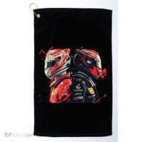 Formula Racing Open Wheel Race Car Drivers Golf Towel thumb 0