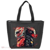 Formula Racing Open Wheel Race Car Drivers Tote Bag thumb 0