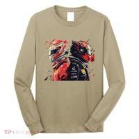 Formula Racing Open Wheel Race Car Drivers Long Sleeve Shirt thumb 0