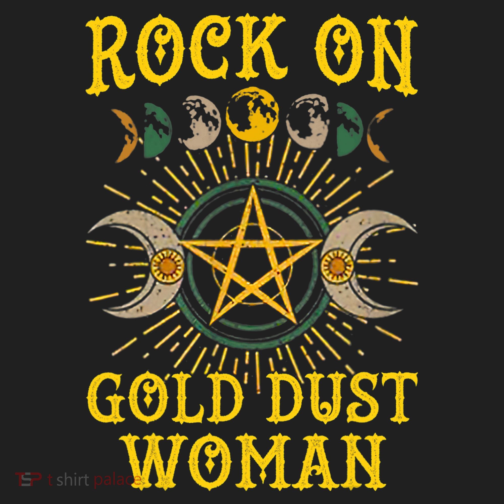 Funny Rock On Gold Dust Woman Gift For Birthday Beanie