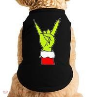 Funny Rock On Hand Christmas Rock & Roll Elf Xmas Doggie Tank thumb 0