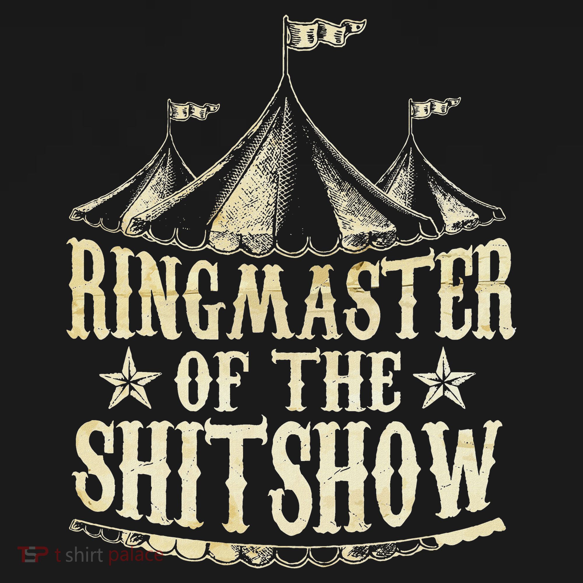 Funny Ringmaster Of The Shitshow Circus Staff Shit Show T-Shirt