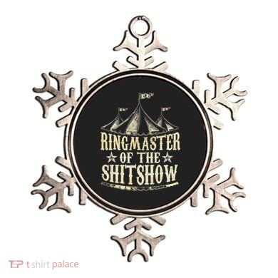 Funny Ringmaster Of The Shitshow Circus Staff Shit Show Ornament