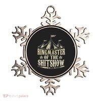 Funny Ringmaster Of The Shitshow Circus Staff Shit Show Ornament thumb 0