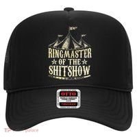 Funny Ringmaster Of The Shitshow Circus Staff Shit Show Hat thumb 0