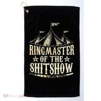 Funny Ringmaster Of The Shitshow Circus Staff Shit Show Golf Towel thumb 0