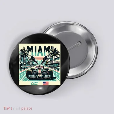 Formula Racing Open Wheel Car Button
