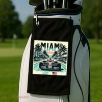 Formula Racing Open Wheel Car Golf Towel thumb 2