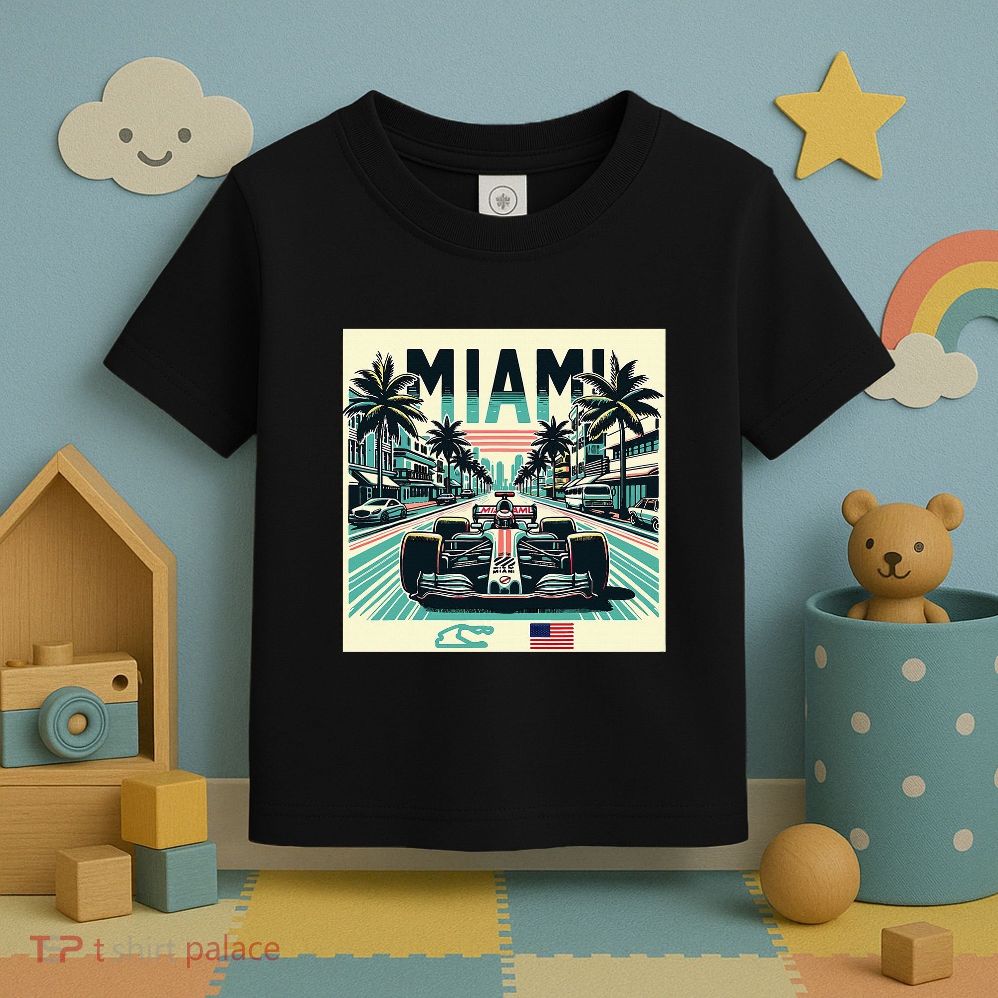 Formula Racing Open Wheel Car Toddler T-Shirt